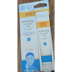 BURT'S BEES HYDRATING OVERNIGHT FACE MASK W/ AVOCADO OIL & PREBIOTICS 0.57 OZ